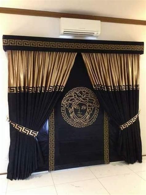 luxury versace bedroom|versace curtains for living room.